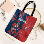 Personalized Newcastle Knights Tote Bag Dynamic Lightning Mascot Rugby Australia