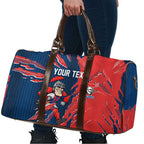 Personalized Newcastle Knights Travel Bag Dynamic Lightning Mascot Rugby Australia