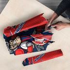 Personalized Newcastle Knights Umbrella Dynamic Lightning Mascot Rugby Australia