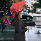 Personalized Newcastle Knights Umbrella Dynamic Lightning Mascot Rugby Australia
