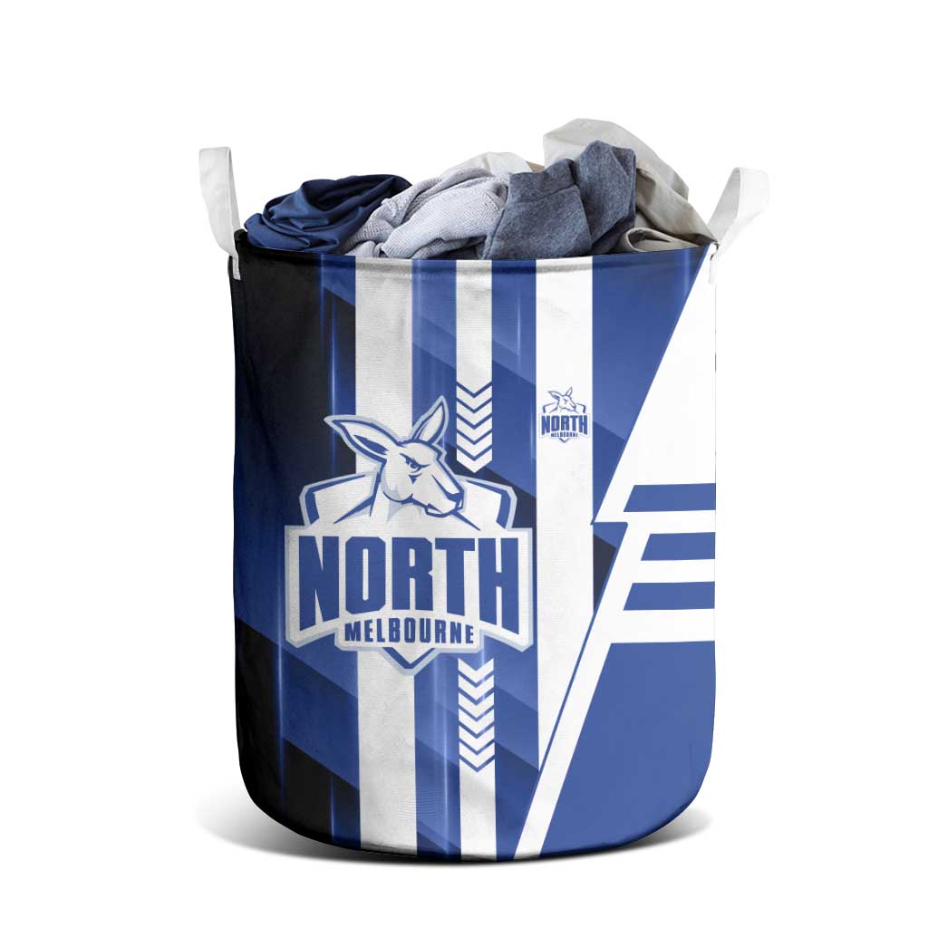 North Melbourne Kangaroos Laundry Basket Modern Geometric Sports Graphic Style