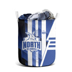 North Melbourne Kangaroos Laundry Basket Modern Geometric Sports Graphic Style