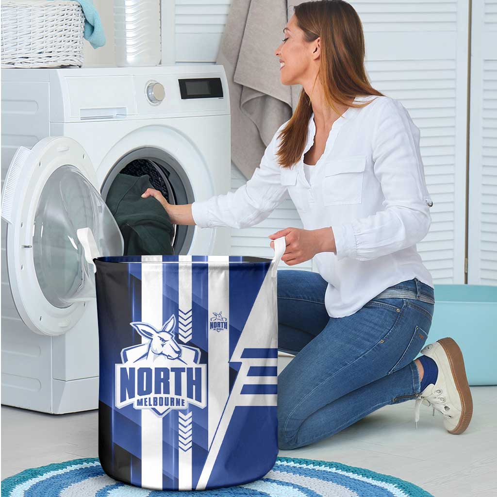 North Melbourne Kangaroos Laundry Basket Modern Geometric Sports Graphic Style