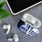 North Melbourne Kangaroos AirPods Case Modern Geometric Sports Graphic Style