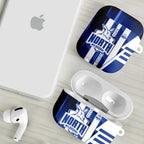 North Melbourne Kangaroos AirPods Case Modern Geometric Sports Graphic Style