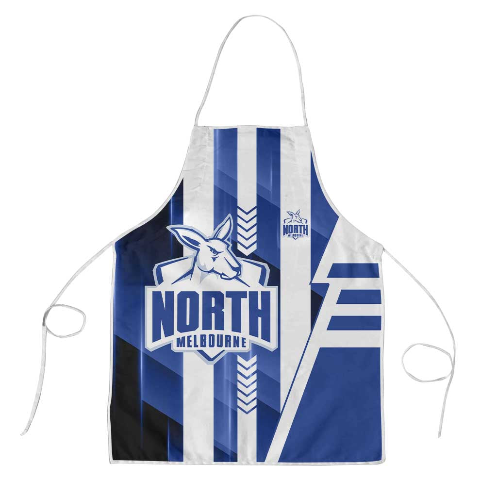 North Melbourne Kangaroos Apron Modern Geometric Sports Graphic Style