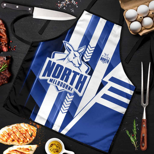 North Melbourne Kangaroos Apron Modern Geometric Sports Graphic Style