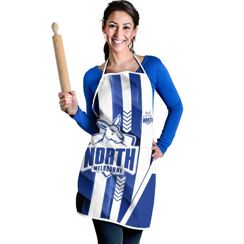 North Melbourne Kangaroos Apron Modern Geometric Sports Graphic Style