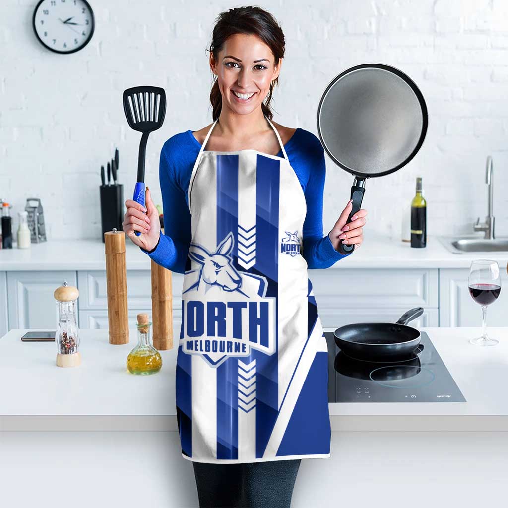 North Melbourne Kangaroos Apron Modern Geometric Sports Graphic Style