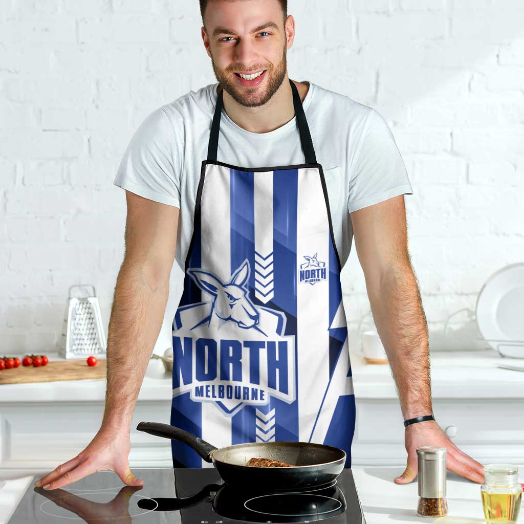 North Melbourne Kangaroos Apron Modern Geometric Sports Graphic Style