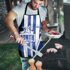 North Melbourne Kangaroos Apron Modern Geometric Sports Graphic Style