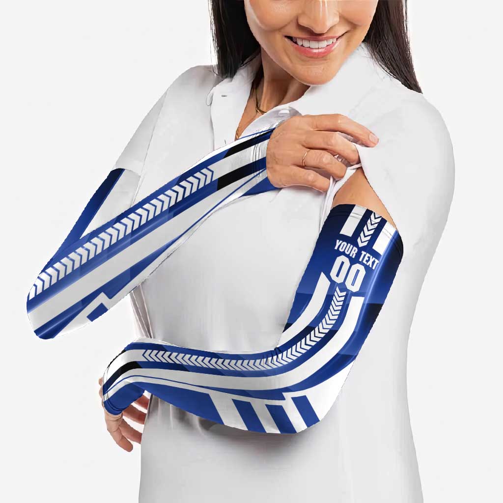 Personalized North Melbourne Kangaroos Arm Sleeves Modern Geometric Sports Graphic Style