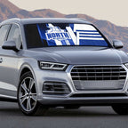 North Melbourne Kangaroos Auto Sun Shade Modern Geometric Sports Graphic Style