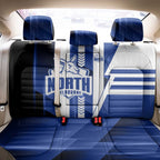 North Melbourne Kangaroos Back Car Seat Cover Modern Geometric Sports Graphic Style