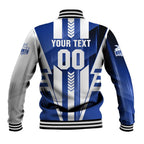 Personalized North Melbourne Kangaroos Baseball Jacket Modern Geometric Sports Graphic Style