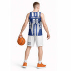 Personalized North Melbourne Kangaroos Basketball Jersey Modern Geometric Sports Graphic Style