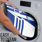 North Melbourne Kangaroos Bathroom Set Modern Geometric Sports Graphic Style