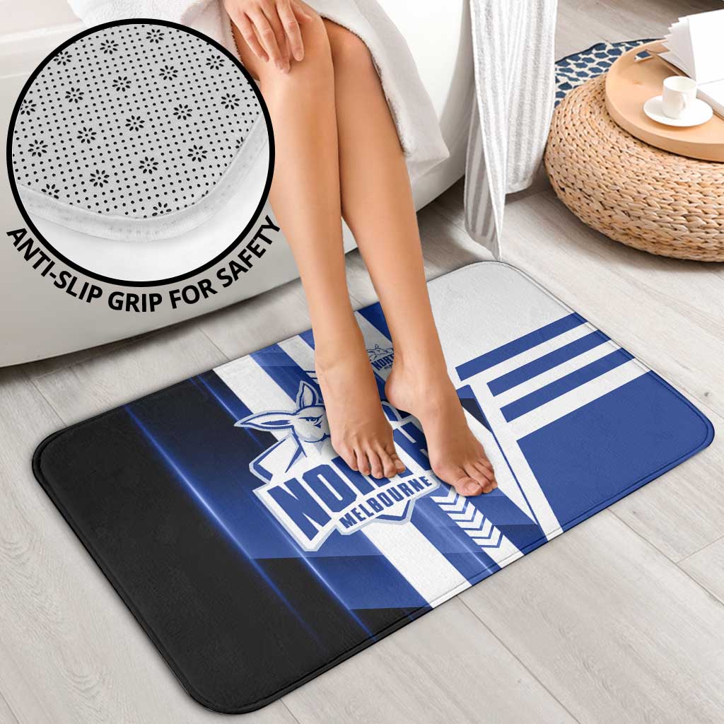 North Melbourne Kangaroos Bathroom Set Modern Geometric Sports Graphic Style