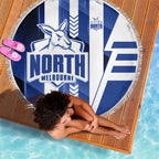 North Melbourne Kangaroos Beach Blanket Modern Geometric Sports Graphic Style