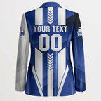 Personalized North Melbourne Kangaroos Blazer Modern Geometric Sports Graphic Style