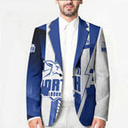 Personalized North Melbourne Kangaroos Blazer Modern Geometric Sports Graphic Style