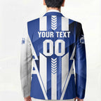 Personalized North Melbourne Kangaroos Blazer Modern Geometric Sports Graphic Style