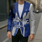 Personalized North Melbourne Kangaroos Blazer Modern Geometric Sports Graphic Style