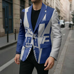 Personalized North Melbourne Kangaroos Blazer Modern Geometric Sports Graphic Style