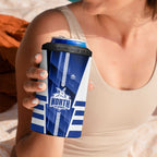 Personalized North Melbourne Kangaroos 4 in 1 Can Cooler Tumbler Modern Geometric Sports Graphic Style