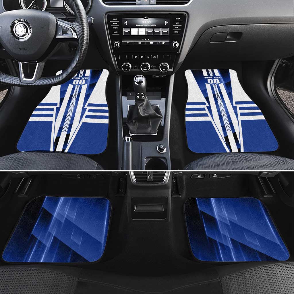 Personalized North Melbourne Kangaroos Car Mats Modern Geometric Sports Graphic Style