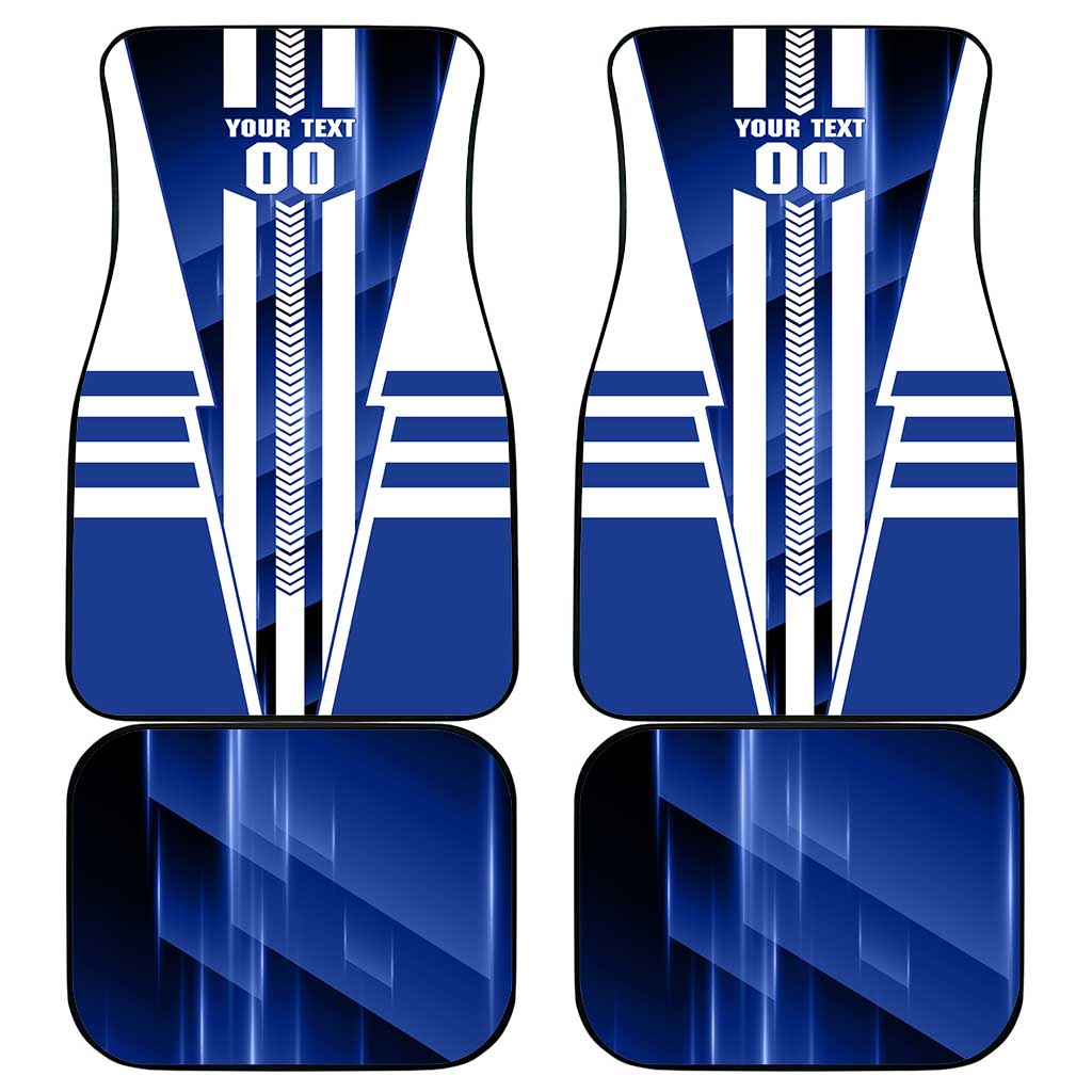 Personalized North Melbourne Kangaroos Car Mats Modern Geometric Sports Graphic Style