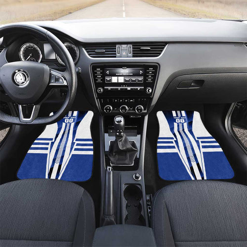 Personalized North Melbourne Kangaroos Car Mats Modern Geometric Sports Graphic Style