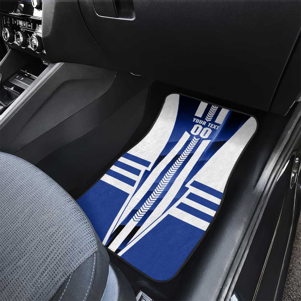 Personalized North Melbourne Kangaroos Car Mats Modern Geometric Sports Graphic Style