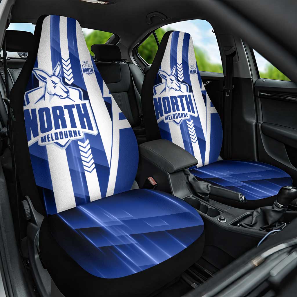 North Melbourne Kangaroos Car Seat Cover Modern Geometric Sports Graphic Style