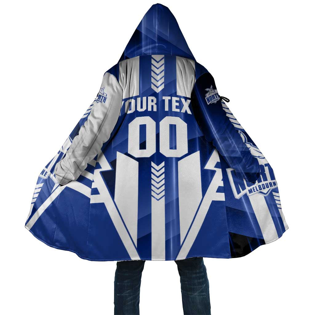 Personalized North Melbourne Kangaroos Cloak Modern Geometric Sports Graphic Style