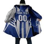 Personalized North Melbourne Kangaroos Cloak Modern Geometric Sports Graphic Style