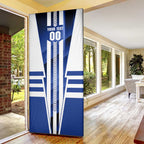 Personalized North Melbourne Kangaroos Door Cover Modern Geometric Sports Graphic Style