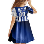 Personalized North Melbourne Kangaroos Family Matching Puletasi and Hawaiian Shirt Modern Geometric Sports Graphic Style