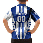 Personalized North Melbourne Kangaroos Hawaiian Shirt Modern Geometric Sports Graphic Style