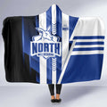 North Melbourne Kangaroos Hooded Blanket Modern Geometric Sports Graphic Style