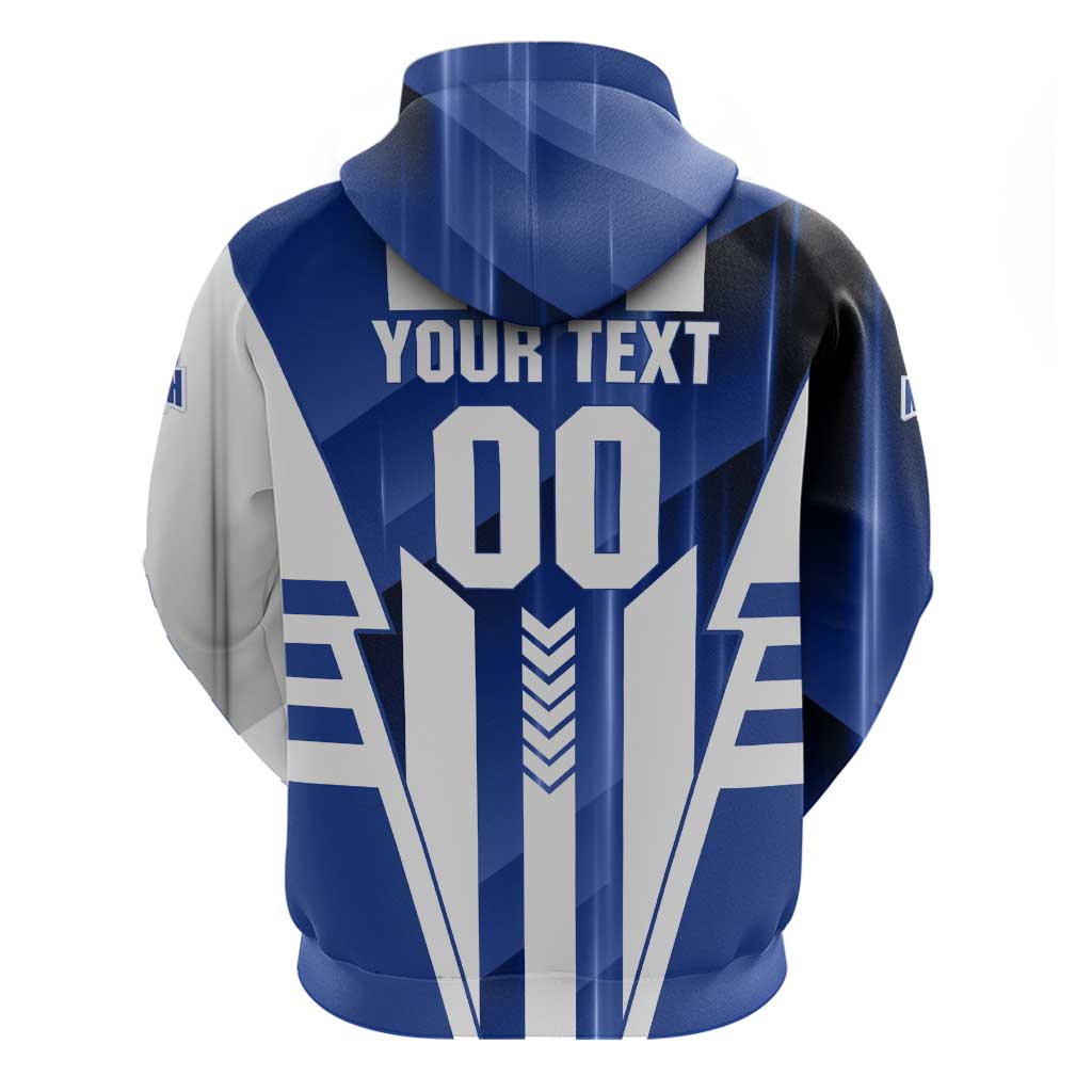 Personalized North Melbourne Kangaroos Hoodie Modern Geometric Sports Graphic Style