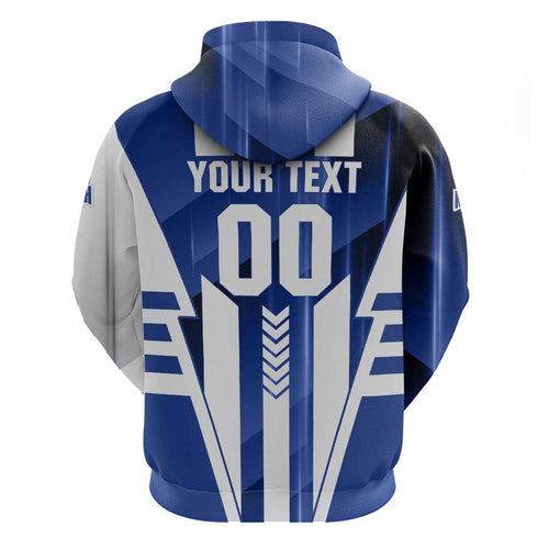 Personalized North Melbourne Kangaroos Hoodie Modern Geometric Sports Graphic Style