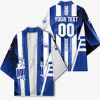 Personalized North Melbourne Kangaroos Kimono Modern Geometric Sports Graphic Style