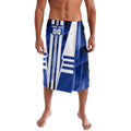 Personalized North Melbourne Kangaroos Lavalava Modern Geometric Sports Graphic Style