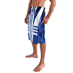 Personalized North Melbourne Kangaroos Lavalava Modern Geometric Sports Graphic Style