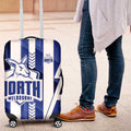 North Melbourne Kangaroos Luggage Cover Modern Geometric Sports Graphic Style