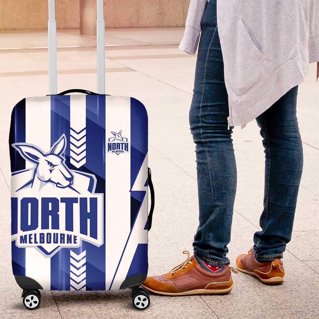 North Melbourne Kangaroos Luggage Cover Modern Geometric Sports Graphic Style