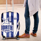 North Melbourne Kangaroos Luggage Cover Modern Geometric Sports Graphic Style