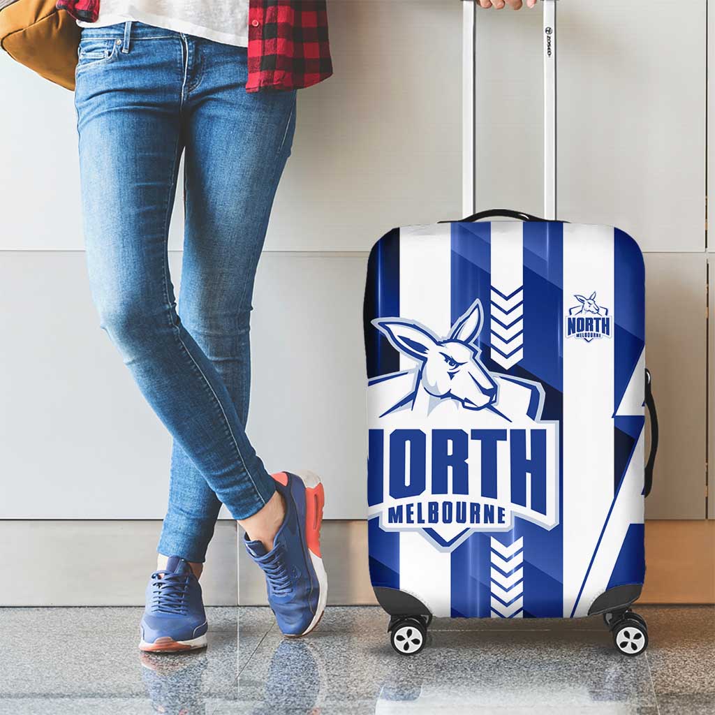North Melbourne Kangaroos Luggage Cover Modern Geometric Sports Graphic Style
