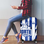 North Melbourne Kangaroos Luggage Cover Modern Geometric Sports Graphic Style